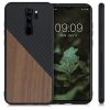 Husa Xiaomi Redmi Note 8 Pro, Lemn, Maro, 56622.01