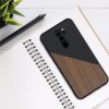 Husa Xiaomi Redmi Note 8 Pro, Lemn, Maro, 56622.01