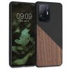 Husa Xiaomi 11T / 11T Pro, Lemn, Maro, 56624.01