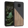 Husa Xiaomi Redmi Note 9S / Redmi Note 9 Pro / Redmi Note 9 Pro Max, Lemn, Maro, 56621.01