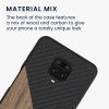 Husa Xiaomi Redmi Note 9S / Redmi Note 9 Pro / Redmi Note 9 Pro Max, Lemn, Maro, 56621.01