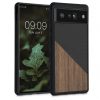Husa Google Pixel 6 Pro, Lemn, Maro, 56619.01