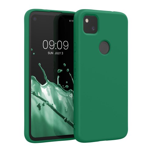 Husa Google Pixel 4a, Silicon, Verde, 52622.227