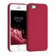 Husa Apple iPhone 5s / iPhone SE, Silicon, Rosu, 42766.229