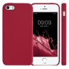 Husa Apple iPhone 5s / iPhone SE, Silicon, Rosu, 42766.229