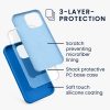 Husa Apple iPhone 13 Pro, Silicon, Albastru, 55880.228
