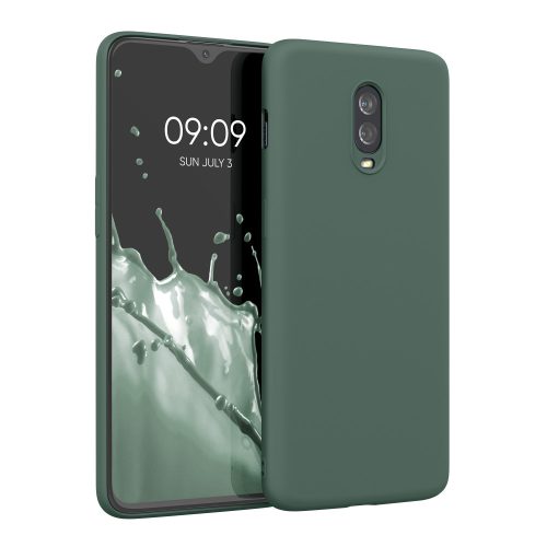 Husa OnePlus 6T, Silicon, Verde, 55347.166