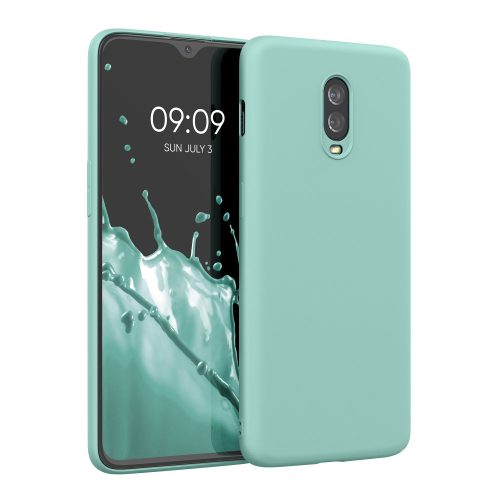 Husa OnePlus 6T, Silicon, Verde, 55347.50