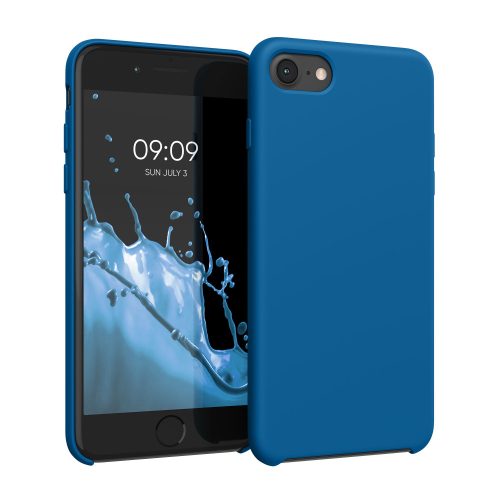 Husa Apple iPhone 8 / iPhone 7 / iPhone SE 2, Silicon, Albastru, 40225.228