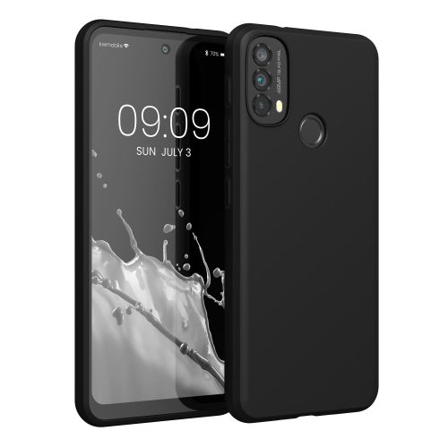 Husa Motorola Moto E40, Silicon, Negru, 56641.47