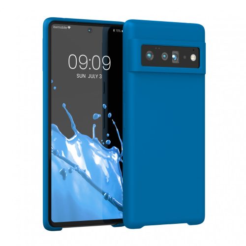 Husa Google Pixel 6 Pro, Silicon, Albastru, 55863.228