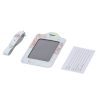 Set 2 Etichete pentru bagaje, Kwmobile, Multicolor, Piele ecologica, 53127.04