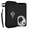 Husa Universala telefon XL - 6,8 inch, Neopren, Negru, 30226.4.19