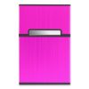 Husa pentru pachet de tigari 9 x 5.9 x 2.6 cm Pachet tigari, Kwmobile, Roz, Aluminiu, 44702.08