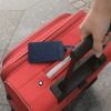 Set 2 Etichete pentru bagaje, Kwmobile, Albastru, Piele ecologica, 53126.04