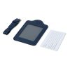 Set 2 Etichete pentru bagaje, Kwmobile, Albastru, Piele ecologica, 53126.04