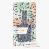 Set 2 Etichete pentru bagaje, Kwmobile, Albastru, Piele ecologica, 53126.04