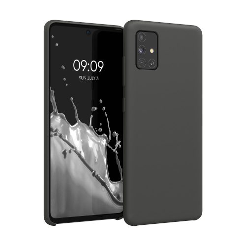 Husa Samsung Galaxy A51, Silicon, Gri, 51197.47