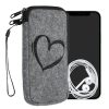 Husa Universala telefon XL - 6,8 inch, Textil, Gri, 49866.4.09