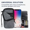 Husa Universala telefon XL - 6,8 inch, Textil, Gri, 49866.4.09