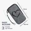 Husa Universala telefon XL - 6,8 inch, Textil, Gri, 49866.4.09
