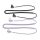 Set 2 Curele pentru casti Samsung Galaxy Buds 2, Kwmobile, Mov/Negru, Silicon, 56697.108