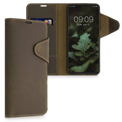 Husa Xiaomi 11T / 11T Pro, Piele naturala, Maro, 56687.05, kalibri