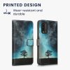 Husa Xiaomi Redmi 9T, Piele ecologica, Multicolor, 54341.06