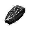 Husa Cheie Auto pentru Ford - 3 Butoane - Keyless Go, kwmobile, Plastic, Negru / Gri, 56731.01