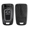 Husa Cheie Auto pentru Opel / Chevrolet - 2 Butoane, kwmobile, Plastic, Negru / Gri, 56726.01