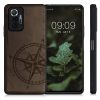 Husa Xiaomi Redmi Note 10 Pro, Lemn, Maro, 55940.02