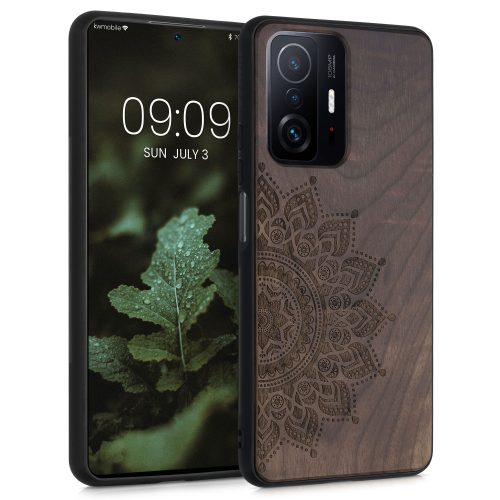 Husa Xiaomi 11T / 11T Pro, Lemn, Maro, 56795.01