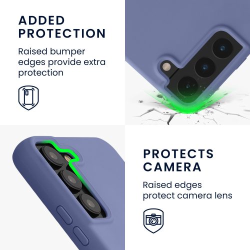 Husa Samsung Galaxy S22, Silicon, Albastru, 56756.168