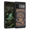 Husa Google Pixel 6 Pro, Lemn, Negru, 56785.04