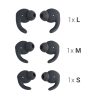 Set 6 Varfuri de schimb pentru casti Huawei AM61, Kwmobile, Gri, Silicon, 49426.22