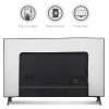 Husa de praf pentru televizor 43 inch, Kwmobile, Alb, Textil, 51701.02
