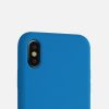 Husa Apple iPhone X / iPhone XS, Silicon, Albastru, 42495.228