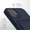 Husa Apple iPhone 12 / iPhone 12 Pro, Silicon, Albastru, 55112.17