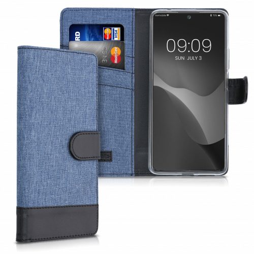 Husa Xiaomi 11T / 11T Pro, Textil, Albastru, 56900.17