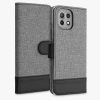 Husa Xiaomi Mi 11 Lite 5G, Textil, Gri, 56895.22