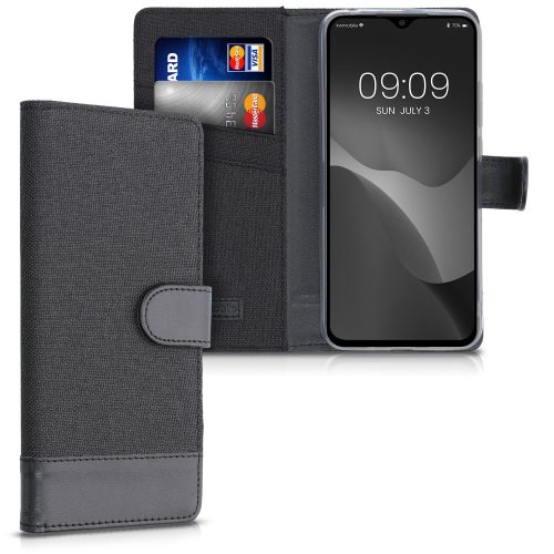 Husa Xiaomi Redmi 9C, Textil, Negru, 54457.73