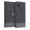 Husa Xiaomi Redmi 9C, Textil, Negru, 54457.73