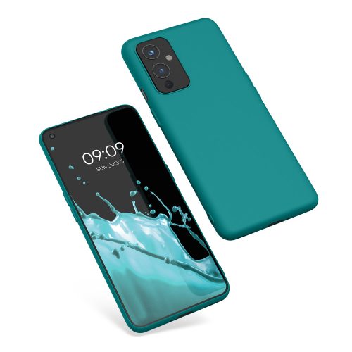 Husa OnePlus 9, Silicon, Verde, 55726.57