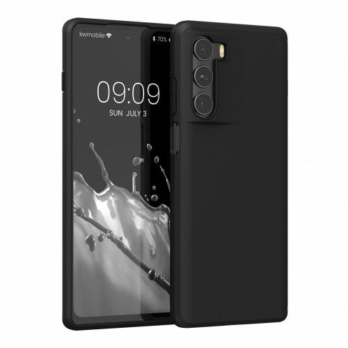 Husa Motorola Moto G200 5G, Silicon, Negru, 56939.47