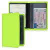 Husa pentru documente auto, Kwmobile, Verde, Neopren, 55381.44