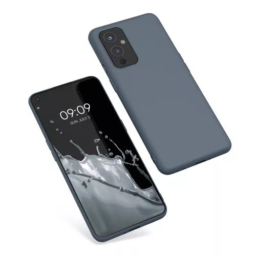 Husa OnePlus 9, Silicon, Gri, 55726.202