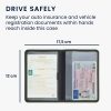 Husa pentru documente auto, Kwmobile, Verde, Neopren, 55381.80