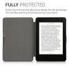Husa pentru Kindle Paperwhite 10, Textil, Negru, kwmobile, 46647.01