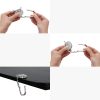 Set 2 Carlige de masa pentru genti, Kwmobile, Multicolor, Aluminiu, 50281.21