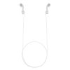 Curea pentru casti Apple AirPods 3/AirPods 2/AirPods Pro, Kwmobile, Alb, Silicon, 56992.02